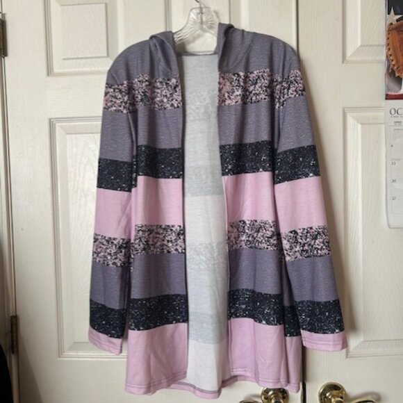 Women's 2-Piece Outfit with Hoodie and Drawstring Pants, Size XL - Picture 2 of 6